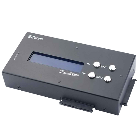 EZ Dupe 1 to 2 Hard Drive Compact Duplicator - Cloner for 3.5" & 2.5" SATA HDD/SSD 300MB/Sec (DM-HS2-3H2B)