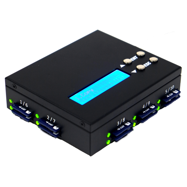 EZ Dupe 1 to 9 SD Duplicator / SSD & 2.5" HDD Disk Image to SD Transfer (Mobile Pro - SD Version)