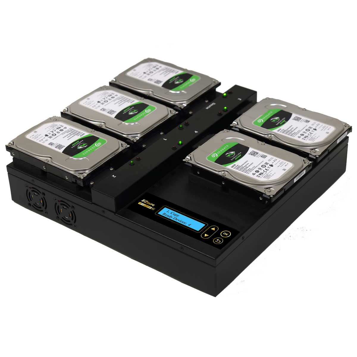 EZ Dupe 1 to 4 SATA Hard Drive Duplicator - HD Cyclone 300