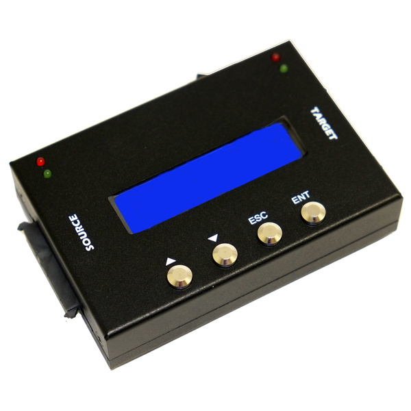 EZ Dupe HDmini 1 to 1 Hard Drive Duplicator - 2.5" & 3.5" SATA HDD / SSD Cloner (DM-HS0-2H1B)