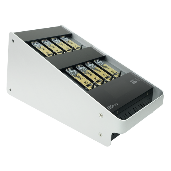 EZ Dupe 1 to 7 M.2 PCIe NVMe & AHCI Duplicator - Cloner & Wiper for M2 22mm Module Storage (B-Key, M-Key & B+M Key) Internal SSD Hard Drive (SOHO NVME MKII)
