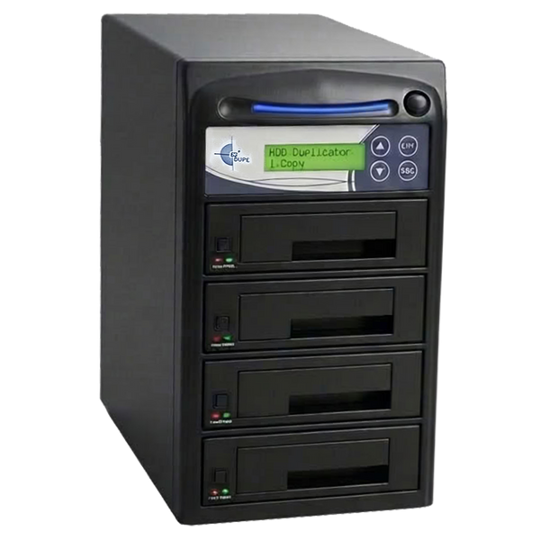 EZ Dupe 1 to 3 SATA Hard Drive / SSD Duplicator & Sanitizer - HDD Cloner 36GB/Min