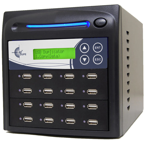 EZ Dupe 1 to 15 USB Duplicator - Flash Media Storage Cloner & Eraser (DoD Compliant) USB Pantera