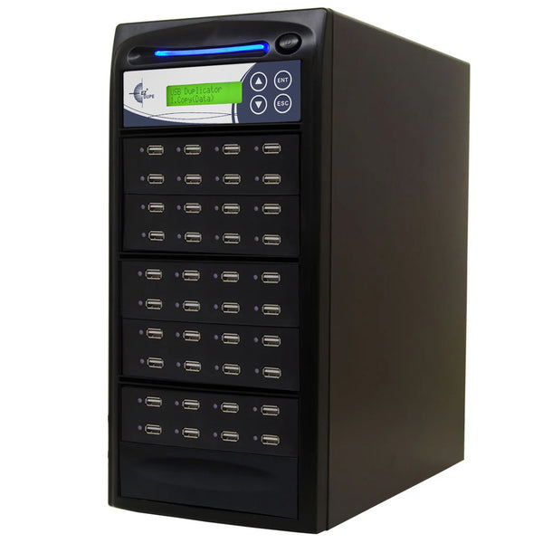 EZ Dupe 1 to 39 USB 3.0 / 3.1 Type-A Duplicator - Flash Media Storage Cloner & DoD Eraser (100MB/sec)