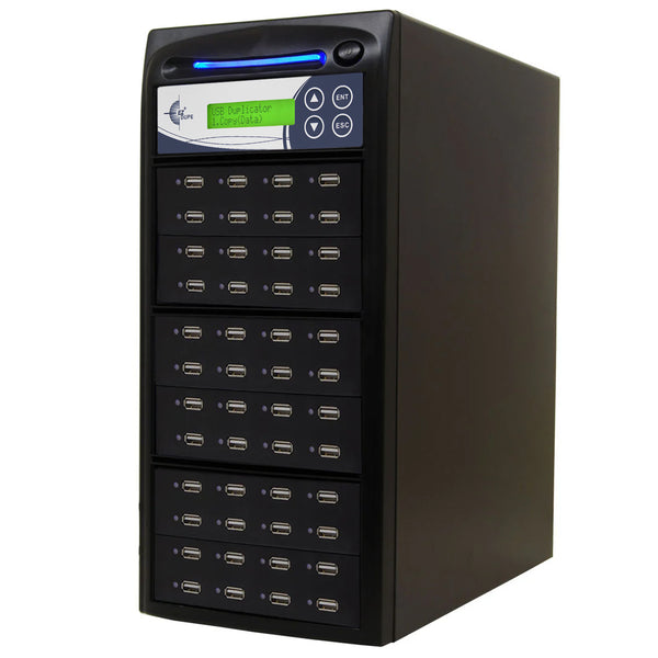 EZ Dupe 1 to 47 USB 3.0 / 3.1 Type-A Duplicator - Flash Media Storage Cloner & DoD Eraser (100MB/sec)