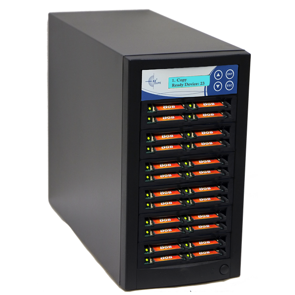 EZ Dupe 1 to 23 Compact Flash CF and MicroDrive Duplicator (EZDCF23T) - 3 Year Warranty