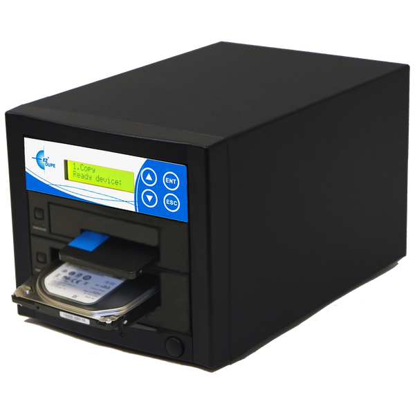 EZ Dupe 1 to 1 SATA Hard Drive / SSD Duplicator & Sanitizer -  HDD Cloner 36GB/Min (3 Year Warranty)