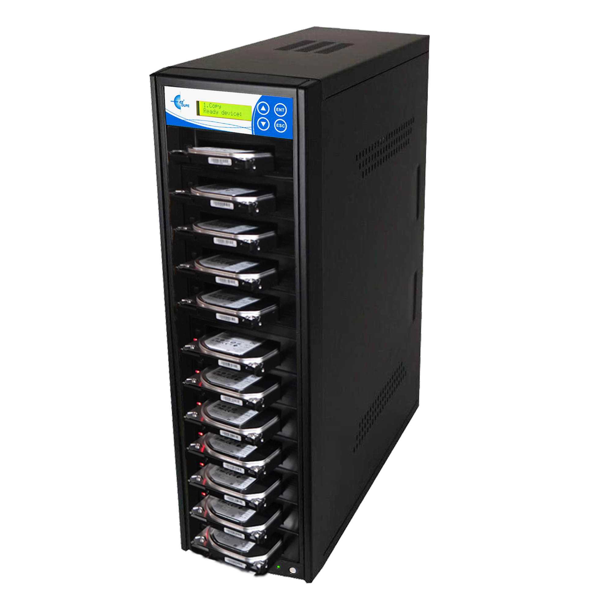 EZ Dupe to 11 SATA Hard Drive Duplicator Sanitizer 300mb