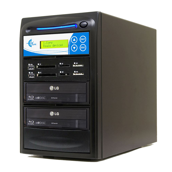 EZ Dupe Media Mirror Plus Duplicator - 1 to 1 Flash Media & Disc Copier