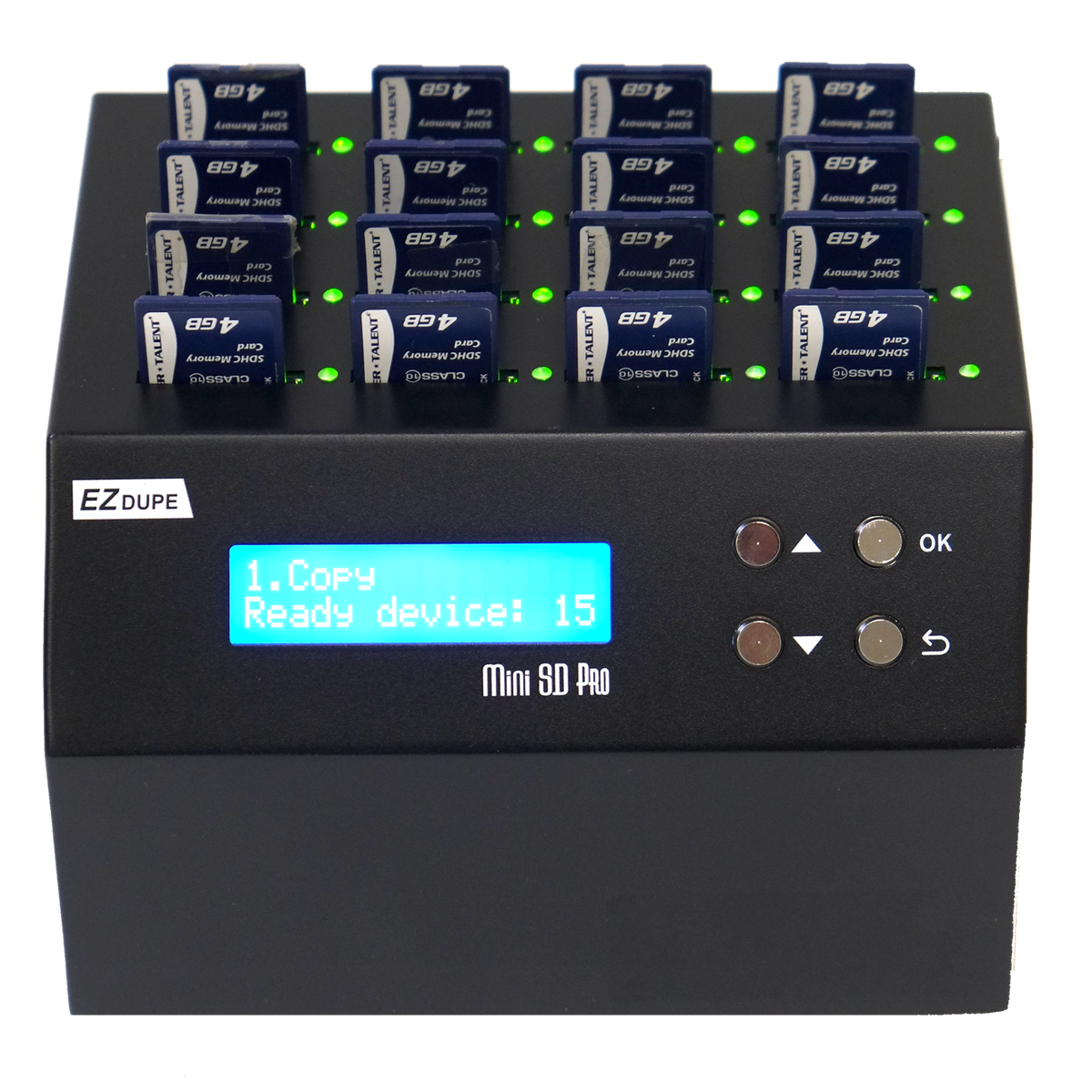EZ Dupe 1 to 15 SD memory cards Duplicator - Mini SD Pro – EZ Dupe, Inc.