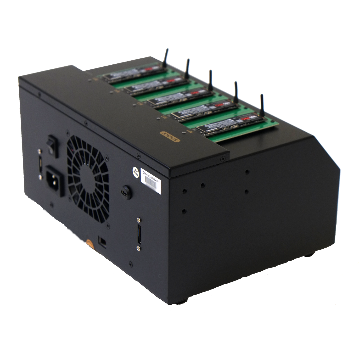 EZ Dupe 1 to 4 PCIE M.2 NVME / SATA SSD Duplicator and DoD