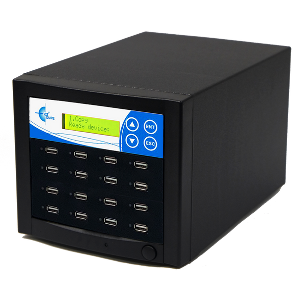 EZ Dupe Xtreme USB Duplicator - 1 to 15 Flash Media Storage Cloner EZDXUSB15T (3 year Warranty)