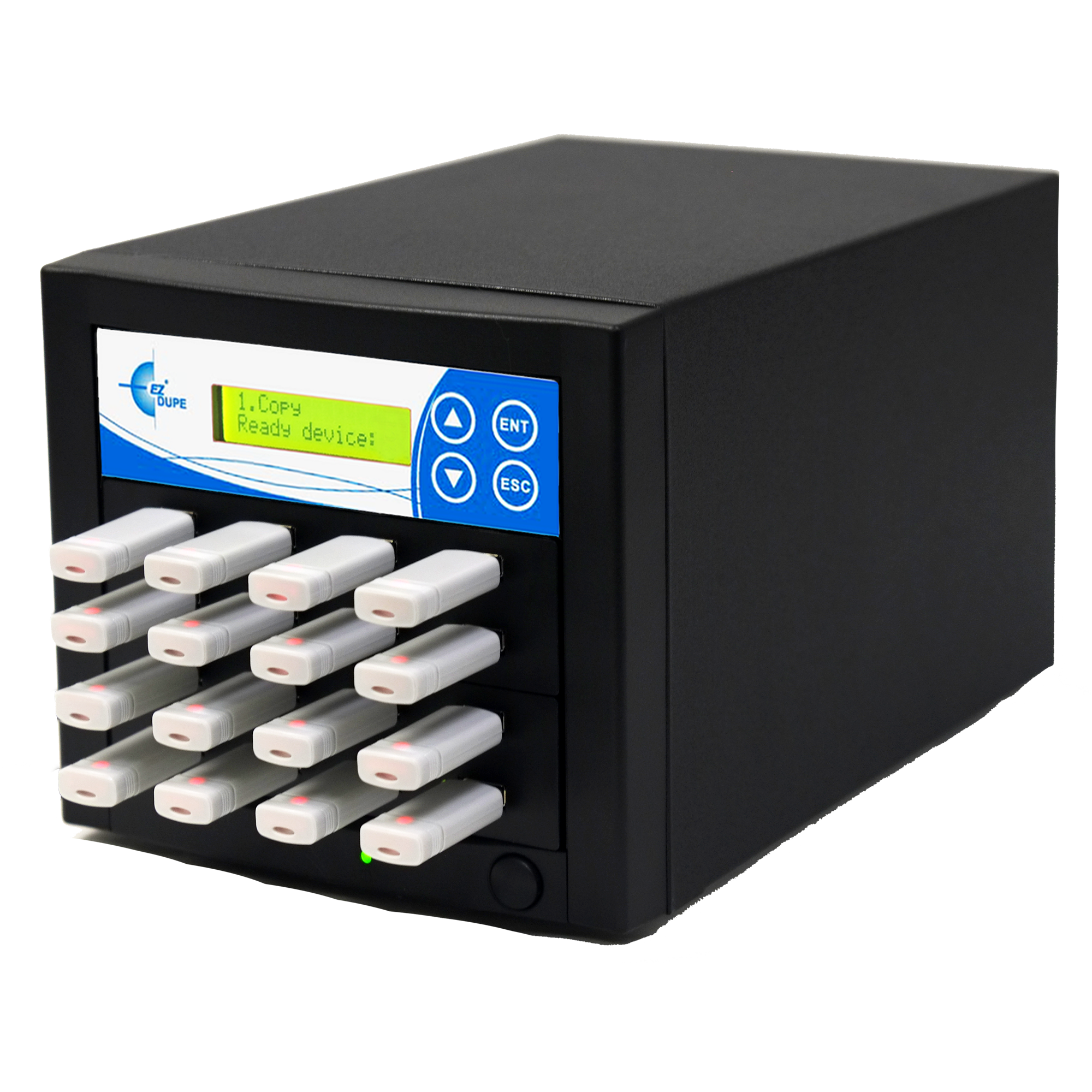 EZ Dupe Xtreme USB Duplicator - 1 to 15 Flash Media Storage Cloner EZDXUSB15T (3 year Warranty)