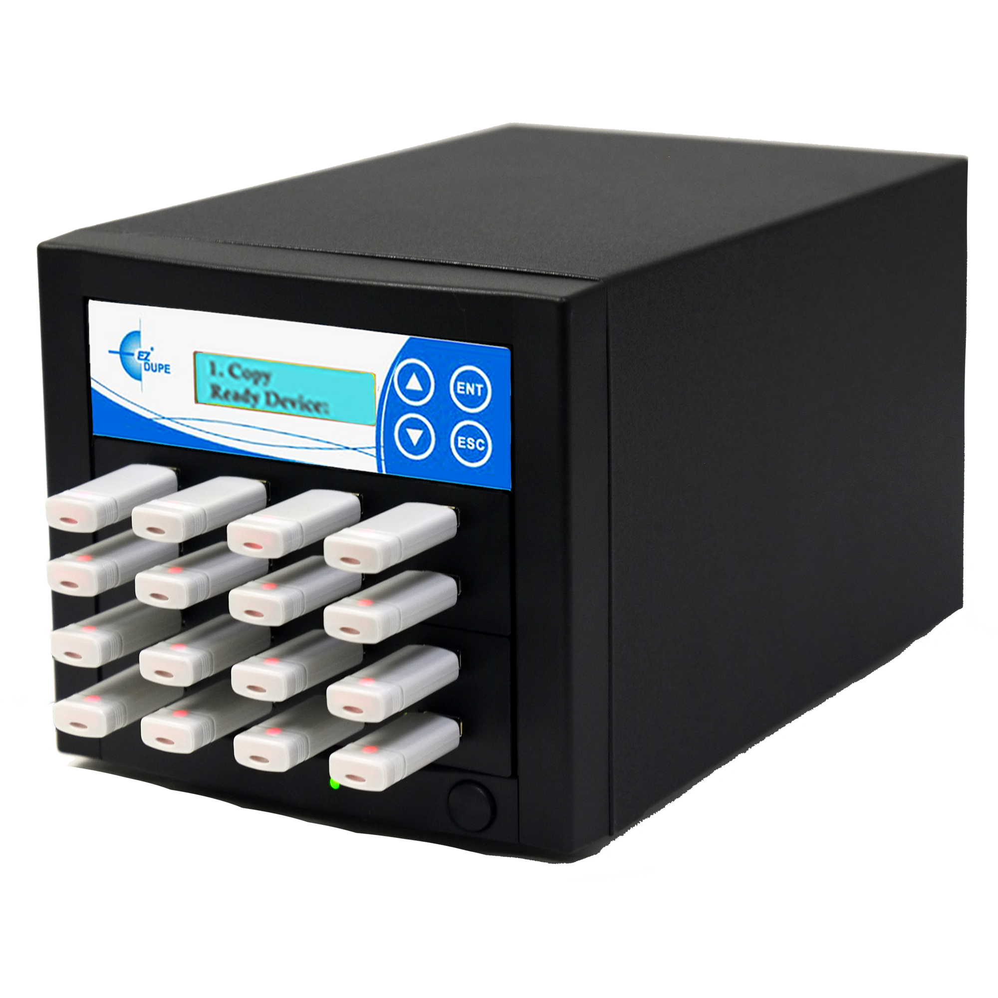 EZ Dupe 1 to 15 USB Duplicator - Flash Media Storage Cloner & Eraser (DoD Compliant) USB Pantera