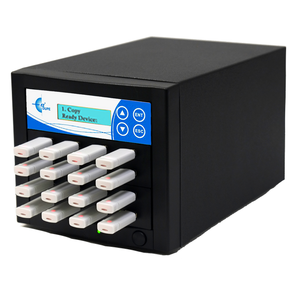 EZ Dupe 1 to 15 USB Duplicator - Flash Media Storage Cloner & Eraser (DoD Compliant) USB Pantera