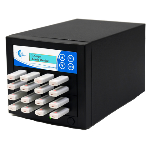 EZ Dupe 1 to 15 USB Duplicator - Flash Media Storage Cloner & Eraser (DoD Compliant) USB Pantera