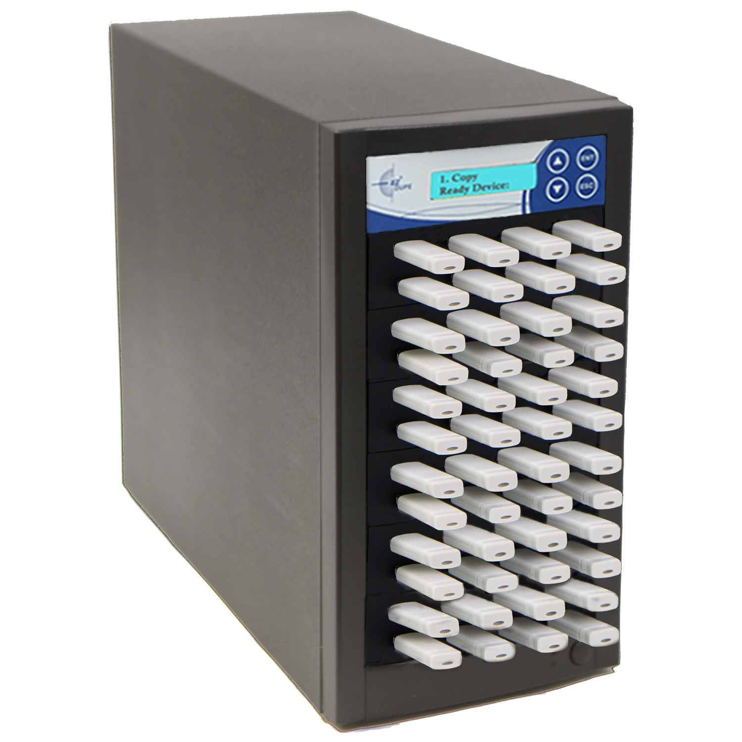 EZ Dupe 1 to 47 USB Duplicator - Flash Media Storage Cloner & Eraser (DoD Compliant) USB Pantera