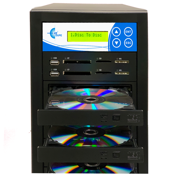 EZ Dupe Media Mirror Plus Duplicator - 1 to 1 Flash Media & Disc Copier