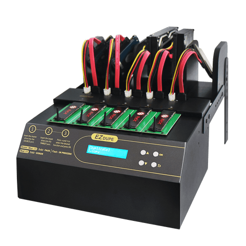 EZ Dupe 1 to 4 NVMe Cyclone Pro 300 - M.2 PCie NVMe / M2 SATA SSD & Hard Drive Duplicator & Sanitizer 18GB/Min
