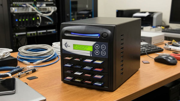 EZ Dupe Pantera 1 to 15 SD / MicroSD / TF Duplicator & Eraser (DoD Compliant)