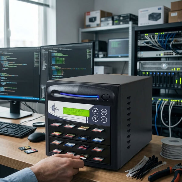 EZ Dupe Pantera 1 to 15 SD / MicroSD / TF Duplicator & Eraser (DoD Compliant)