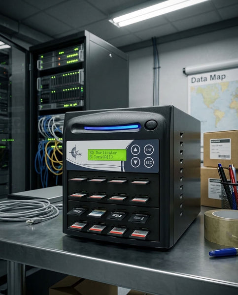 EZ Dupe Pantera 1 to 15 SD / MicroSD / TF Duplicator & Eraser (DoD Compliant)