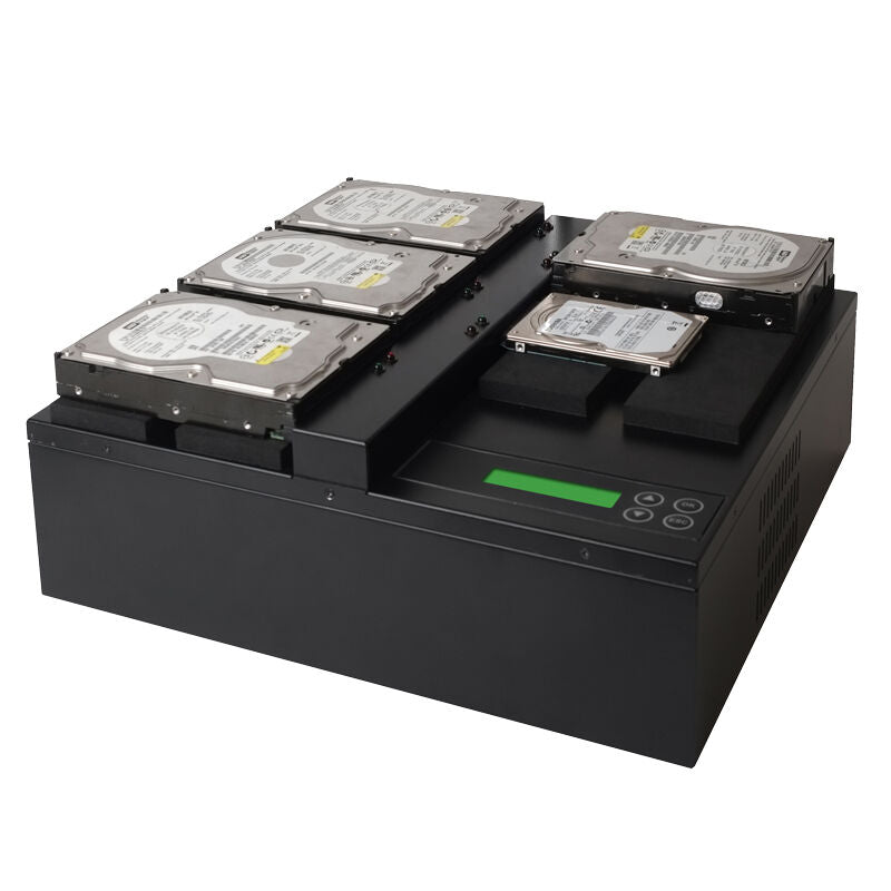 Open Platform 1 to 4 SATA Hard Drive Duplicator -  High Speed HDD Cloner & DoD Eraser (HD4-OP150)