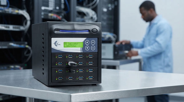 EZ Dupe 1 to 15 USB Pantera 3.0 Type-A Duplicator - Flash Media Storage Cloner & DoD Eraser (150MB/sec)