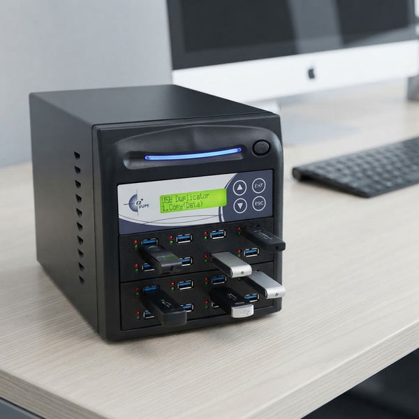 EZ Dupe 1 to 15 USB Pantera 3.0 Type-A Duplicator - Flash Media Storage Cloner & DoD Eraser (150MB/sec)