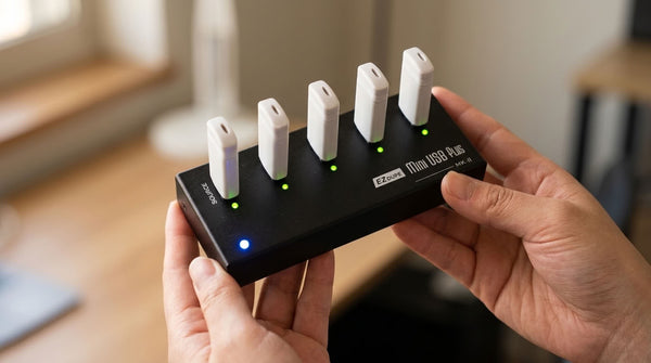 1 to 4 USB Duplicator v2 - Flash Media Compact Cloner 45mb/sec (MiniUSB Plus MK-II)