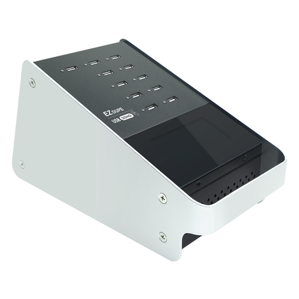 EZ DUPE 1 to 10 USB Duplicator - Multiple Flash Drive Mass Storage Memory Card Copier & Eraser (SOHO USB)