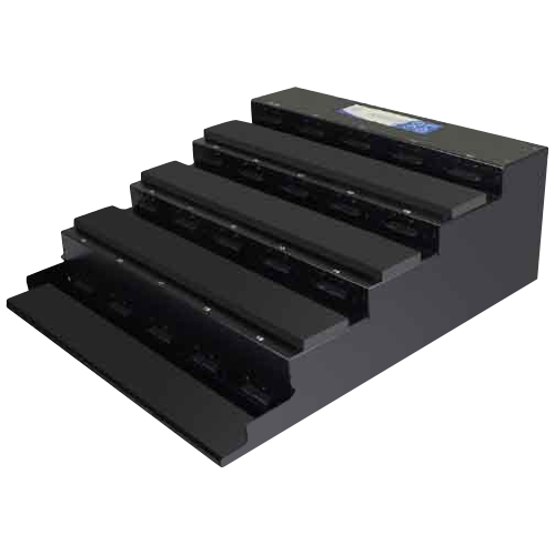 Open Platform 1 to 19 SATA 2.5" Hard Drive & SSD Duplicator - High Speed Cloner & DoD Eraser (HD19-OP150)