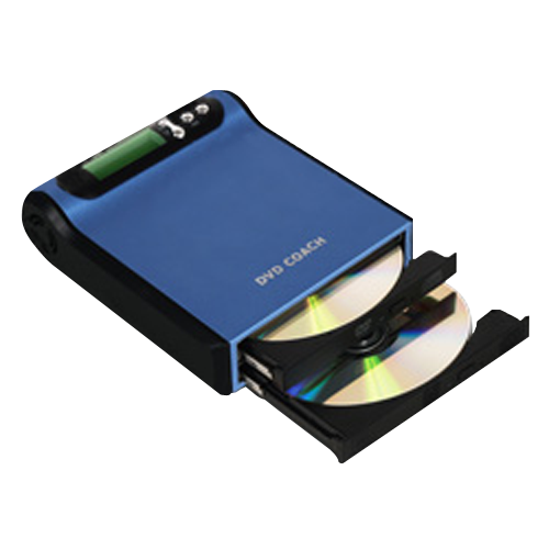 EZ Dupe DVD Coach Duplicator - Ultra Slim 1 to 1 DVD Compact Copier (EZD-880)