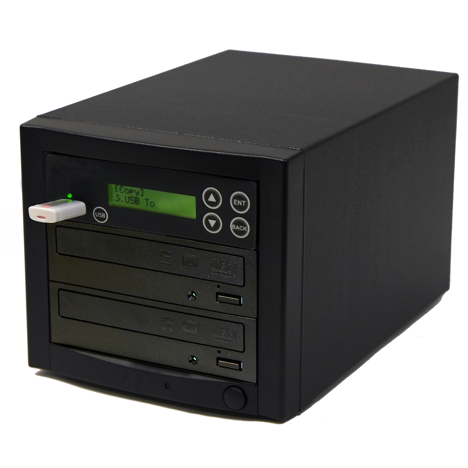 EZ Dupe Media Maven Duplicator - USB & Disc to 1 CD/DVD Copier (D901-SSP)