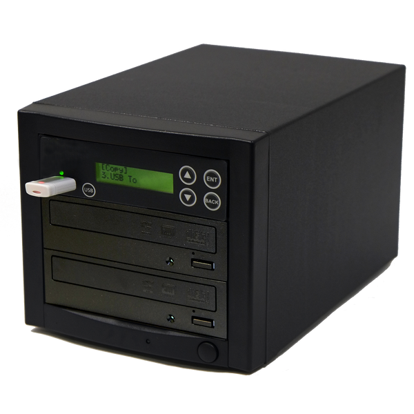 EZ Dupe Media Maven Duplicator - USB & Disc to 1 CD/DVD Copier (D901-SSP)