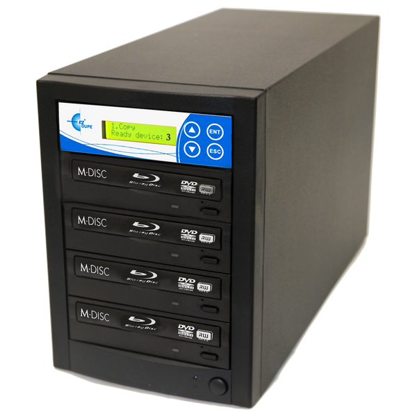 EZ Dupe 1 to 3 Disc / Hard Drive to Disc ISO Duplicator with 1 TB HDD & USB 3.0