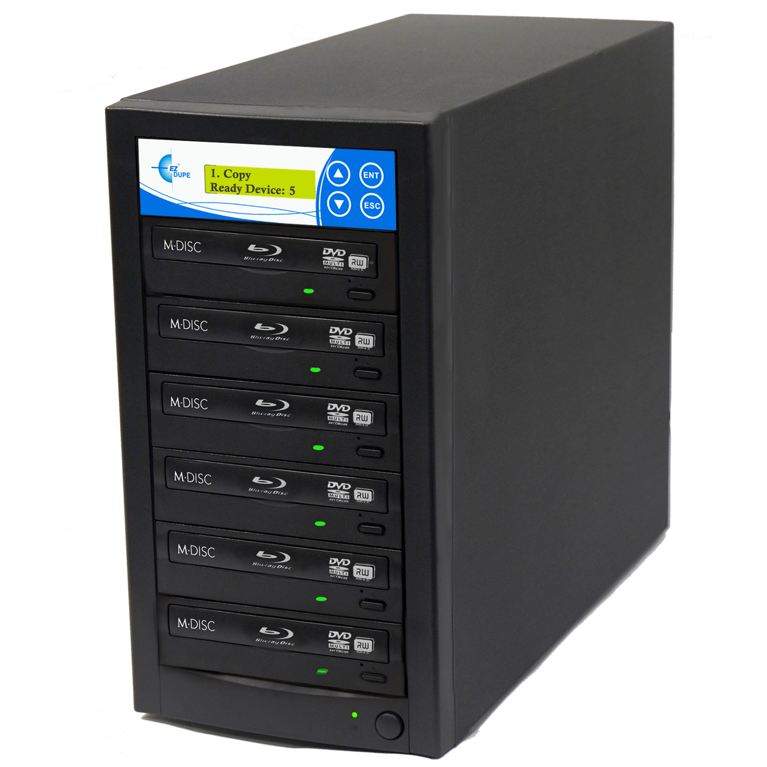 1 to 5 Disc / Hard Drive to Disc ISO Duplicator with 1 TB