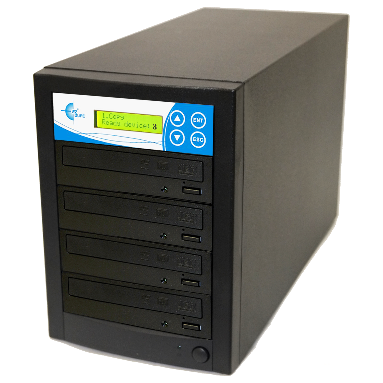 EZ Dupe 1 to 3 Disc / Hard Drive to Disc ISO Duplicator with 1 TB HDD & USB 3.0