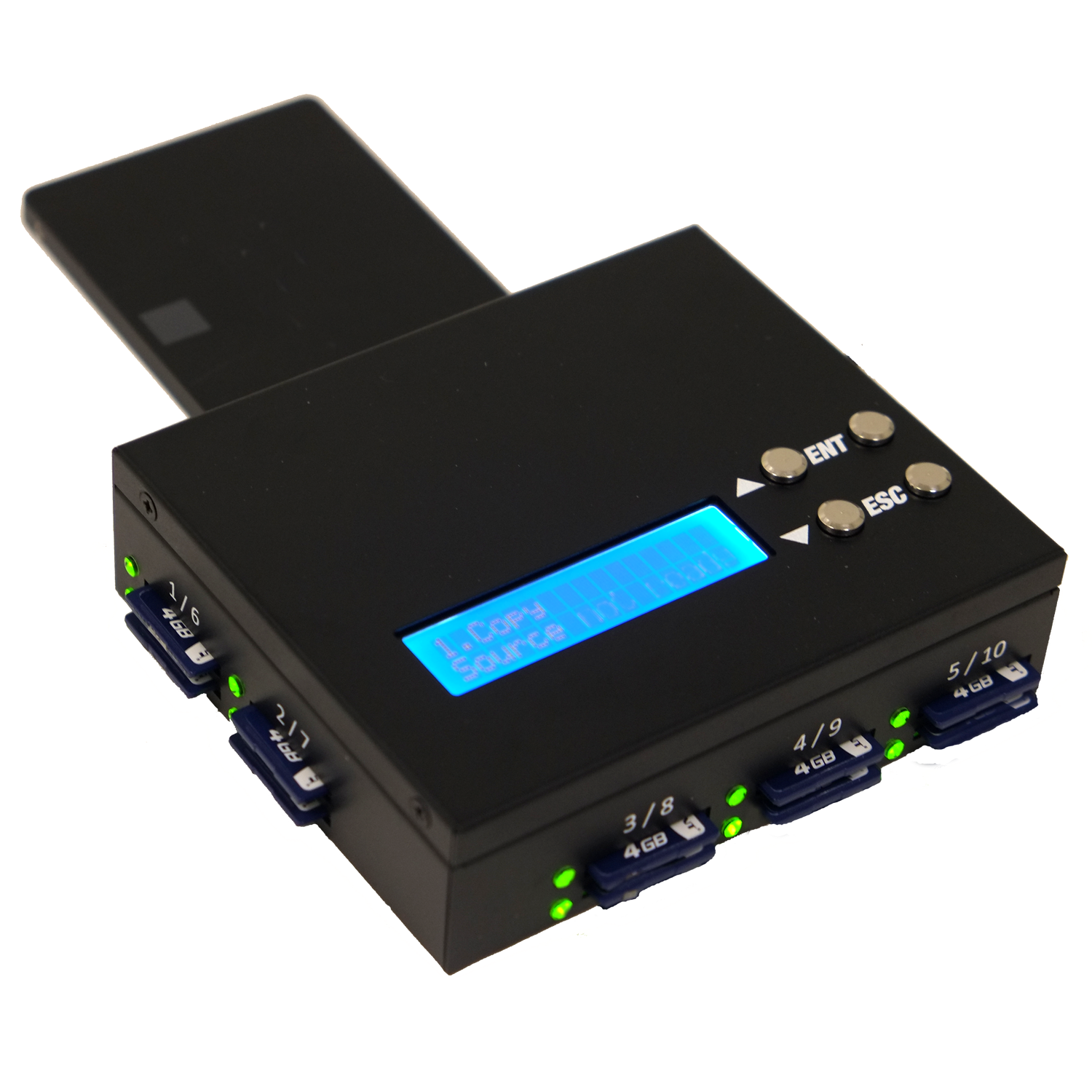 EZ Dupe HD Cyclone 300 SATA Hard Drive Duplicator - 1 To 4 Drive Cloner & Eraser, 18GB/min Speed