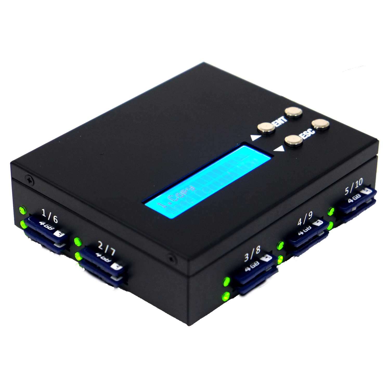 EZ Dupe 1 to 9 SD Duplicator & Hard Drive Disk Image Copier Mobile