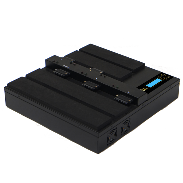 EZ Dupe 1 to 4 Flatbed SATA Hard Drive Duplicator - HD Cyclone 600 Open Platform HDD Cloner 36GB/Min