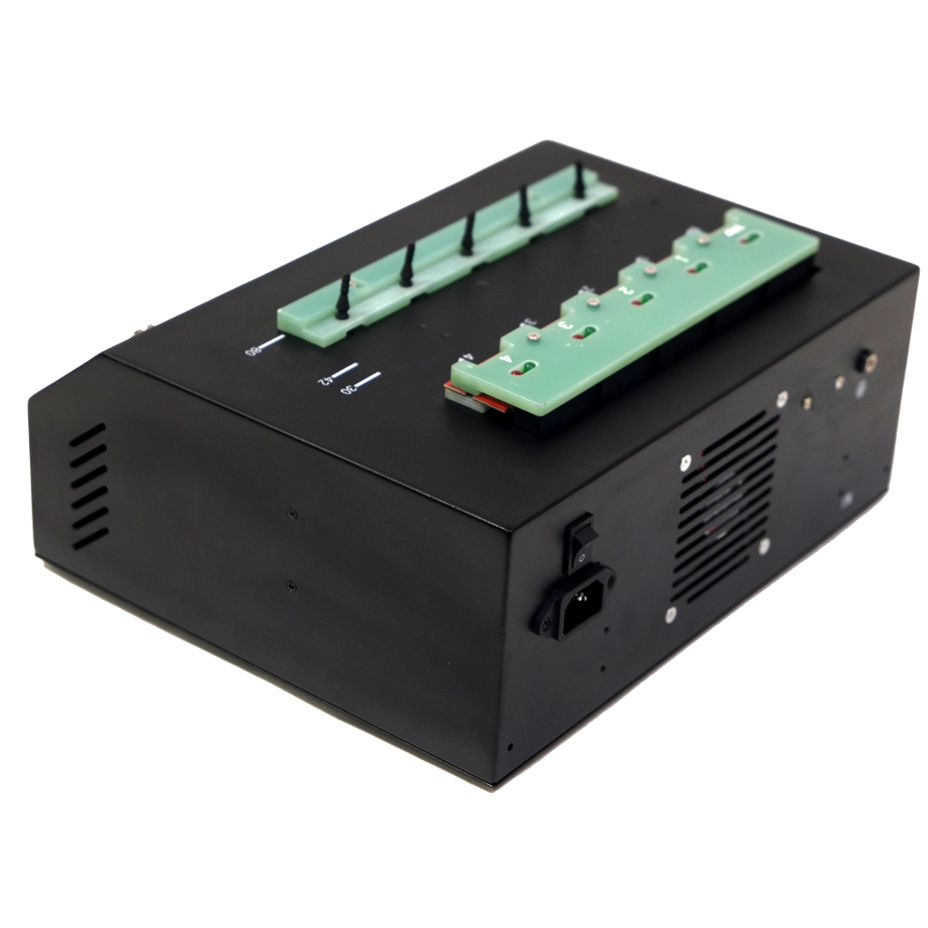 Systor 1 to 7 M.2 NVMe/SATA Duplicator & Sanitizer - up to 9GB/Min