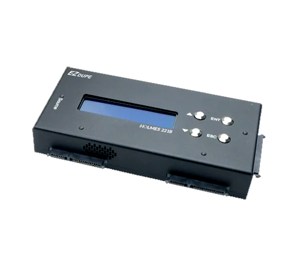 1 to 3 Forensic Hard Drive Duplicator - IDE / SATA 3.5" & 2.5" HDD / SSD Cloner Kit Holmes 221B (DM-HF2-HOLM221B)