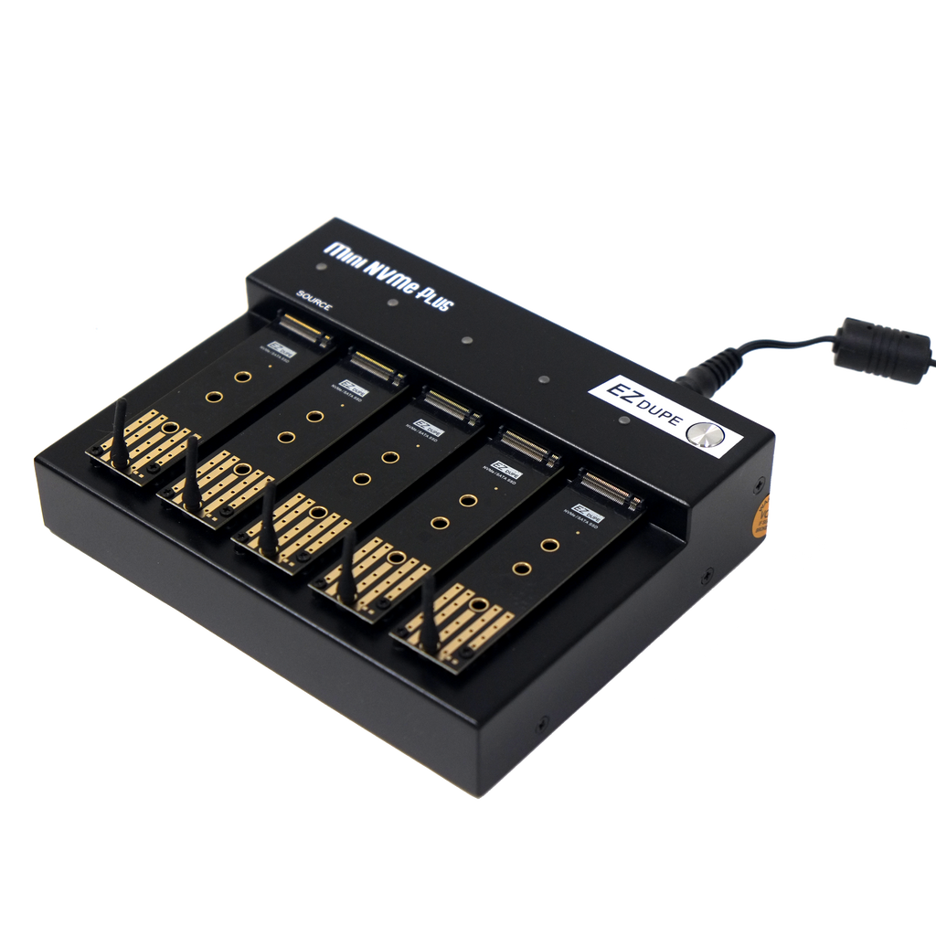EZ Dupe 1 to 4 M.2 NVME / SATA SSD NGFF Duplicator Mini NVMe Plus – EZ  Dupe, Inc.