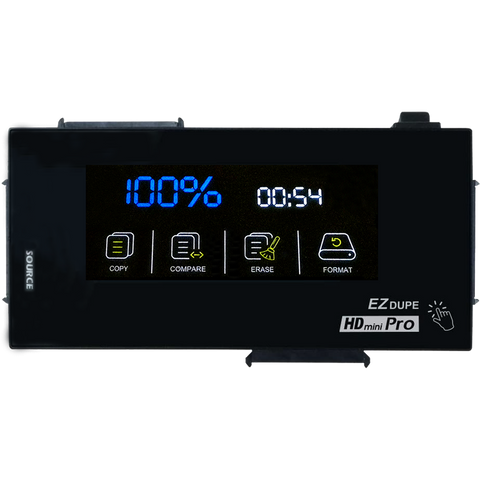 1 to 3 SATA Hard Drive / SSD Duplicator - 2.5" & 3.5" HDD Cloner with 18GB/Min & Eraser (SOHO Touch HDmini Pro)