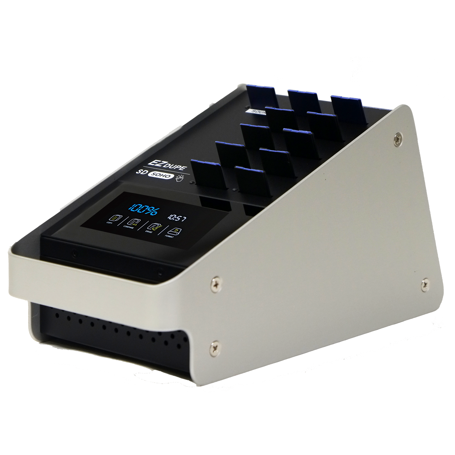 SDカード複製機 1対10 EZ DUPE SD Touch EZ Dupe 1 to 10 SD Duplicator - Multiple MicroSD Micro Secure